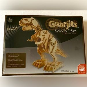 Gearjits Walk and Roar T-REX Puzzle Gift Tyrannosaurus Rex Wooden Puzzle Toy